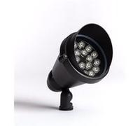 TechBrey Spot LED Extérieur 18W Giverny sur Piquet 4000K Blanc neutre Noir G