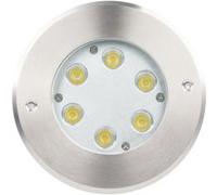 TechBrey Spot LED Extérieur 7W Encastrable au Sol Blanc Chaud 3000K 108 mm Blanc Chaud G