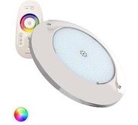 TechBrey Spot LED Piscine en Saillie Inox RGBW Submersible 12V DC IP68 20W Non RGBW Argent G