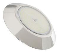 TechBrey Spot LED Piscine en Saillie Inox Submersible 3000K 12V AC/DC IP68 24W 3000K Blanc chaud Argent G