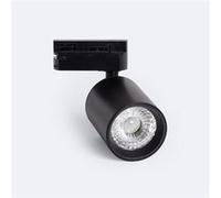 TechBrey Spot LED sur Rail Monophasé 10W Mallet Dimmable Noir 3000K Blanc chaud Noir