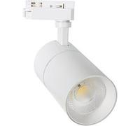 LEDKIA LIGHTING Spot LED sur Rail Monophasé 20W Mallet Dimmable Blanc 4000K Blanc neutre