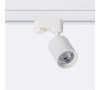 LEDKIA Spot LED sur Rail Triphasé 10W Dimmable Mallet Blanc 3000K Blanc cha