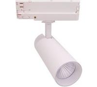 Spot LED sur Rail Triphasé 20W Carlo CCT Sélectionnable Blanc