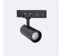 TechBrey Spot LED sur Rail Triphasé 20W Fasano Dimmable CCT Noir 4000K Blanc neutre Noir