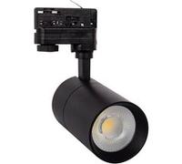 TechBrey Spot LED New Mallet Dimmable 20W Noir No Flicker (UGR 15) pour Rail Triphasé (3 Allumages) Blanc Froid 5000K - 5500K Autre