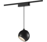 TechBrey Spot LED Suspendu sur Rail Magnétique 25mm Extra-Plat 12W 48V Concave Ø100 mm Noir 4000K Blanc neutre Noir G