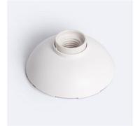 LEDKIA LIGHTING Support Rond avec Douille pour Ampoules E27 Blanc E27