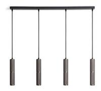 Suspension Aluminium 4 Spots Breix Noir