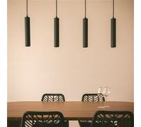 LEDKIA LIGHTING Suspension Aluminium Aritz 4 Spots Noir GU10