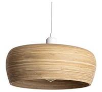TechBrey Suspension Bambou Shuka Sari ILUZZIA Textile noir Naturel G