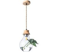 TechBrey Suspension Bois et Verre Kathu Bumbieris Naturel Naturel G