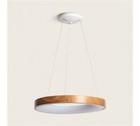 TechBrey Suspension LED 50W Métal CCT Sélectionnable Jacob-L Bois Bois G