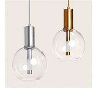 TechBrey Suspension LED 5W Métal et Verre Ludvika Doré Doré