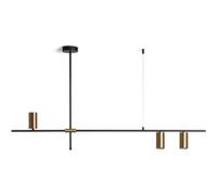 TechBrey Suspension Linéaire Métal Auzoa Doré Doré
