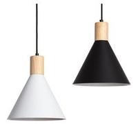 Techbrey suspension métal et bois arbat noir