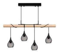 TechBrey Suspension Métal et Bois Monah Noir 100 mm Noir G