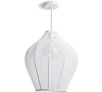 TechBrey Suspension Métal et Tissu Ø400 mm Yara Blanc Blanc