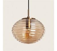 TechBrey Suspension Métal et Verre Ailen Gris Fumée Gris Fumée G