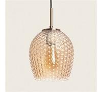 TechBrey Suspension Métal et Verre Bernie Gris Fumée Gris Fumée