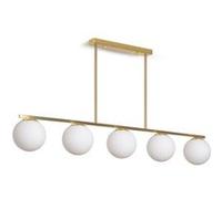 TechBrey Suspension Métal et Verre Boqor Doré Doré G