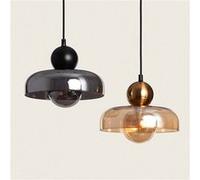 TechBrey Suspension Métal et Verre Carlize Gris Fumée Gris Fumée