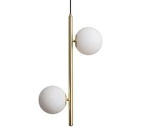 TechBrey Suspension Métal et Verre Moonlight Double Doré Doré G