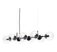 TechBrey Suspension Métal et Verre Wassily 8 Spots Noir Noir G