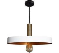 LEDKIA LIGHTING - Suspension Métal Furiko | Compatible Ampoules E27 220-240V | IP20 Intérieur | Aluminium et Acier | Câble Réglable 1560 mm | Design Industriel, Noir