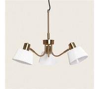 TechBrey Suspension Métal Magda 3 Spots Blanc Blanc