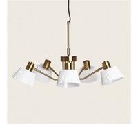 TechBrey Suspension Métal Magda 5 Spots Blanc Blanc