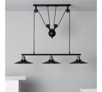 Suspension Métal Pusaka Noir