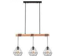 TechBrey Suspension Métal Sardo 3 Spots Noir 200 mm Noir G