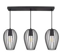 TechBrey Suspension Métal Telmi 3 Spots Noir Noir G