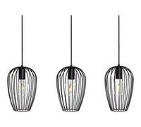 TechBrey Suspension Métal Telmi 3 Spots Noir Noir G