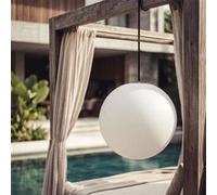 TechBrey Suspension Sphérique Décorative Boule de Lumière LED RGB+CCT Evan Orb ø45 cm Blanc