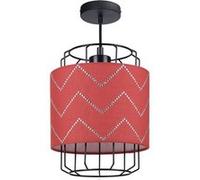 TechBrey Suspension Tissu et Métal Pointiza Rouge brique Rouge brique G