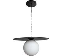 TechBrey Suspension Verre et Métal Luminia Noir Noir G
