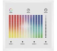 TechBrey Télécommande Variateur Murale Tactile LED RGB DALI Master Blanc Blanc G
