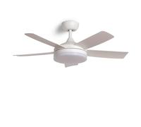 Ventilateur de Plafond Silencieux Patroclo Blanc 106cm Motor DC, Blanc, Télécommande, Avec lumière, WIFI: False