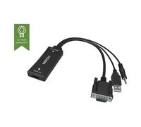 Techconnect - Convertisseur vidéo - VGA - HDMI - noir - Pour la vente au détail