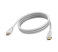 Techconnect - Ultra High Speed - câble HDMI avec Ethernet - HDMI mâle pour HDMI mâle - 2 m - double blindage - blanc - support pour 8K30Hz