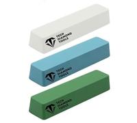 TechDiamondTools Lot de 3 briques de polissage en oxyde d'aluminium TechDiamondTools pour meulage, polissage et brillance des métaux et du plastique