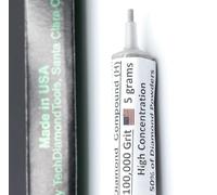 TechDiamondTools Pâte de polissage diamant 100 000 grains 0/0,25 microns pour une finition fine 5 g avec concentration moyenne (M) 25 % de poudre de Damond