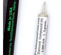 TechDiamondTools Pâte de polissage diamant - Grain 5000 - Mailles de 2 à 3 microns pour finition miroir - 5 g - Concentration élevée de 50 % de poudre de Damond