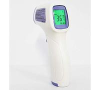 Techealth - Thermomètre infrarouge sans contact - Thermomètre corporel avec lectures rapides - Résultats clairs et avertissement de fièvre en couleurs - Température instantanée - Convient pour adultes