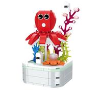 TECHEEL Blocs de construction d'aquarium pour enfants - Kit de construction avec blocs de serrage pour enfants à partir de 6 ans