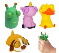 TECHEEL Squeeze Lot de 4 jouets anti-stress pour enfants et adultes