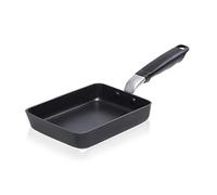 TECHEF - Tamagoyaki Poêle à omelettes japonaises / poêle à œufs, sans PFOA, passe au lave-vaisselle, prête à induction, fabriquée en Corée (noir/moyen)