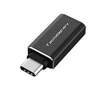 TechExpert Adaptateur OTG Data USB Type C 3.1 Male vers USB 3.0 Femelle Noir
